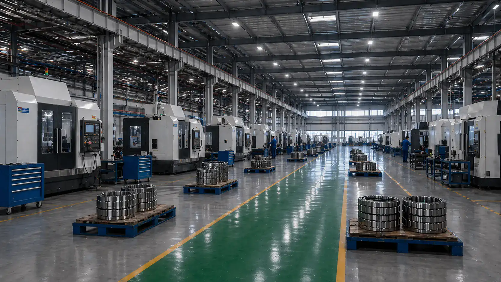 Automated bearing assembly line