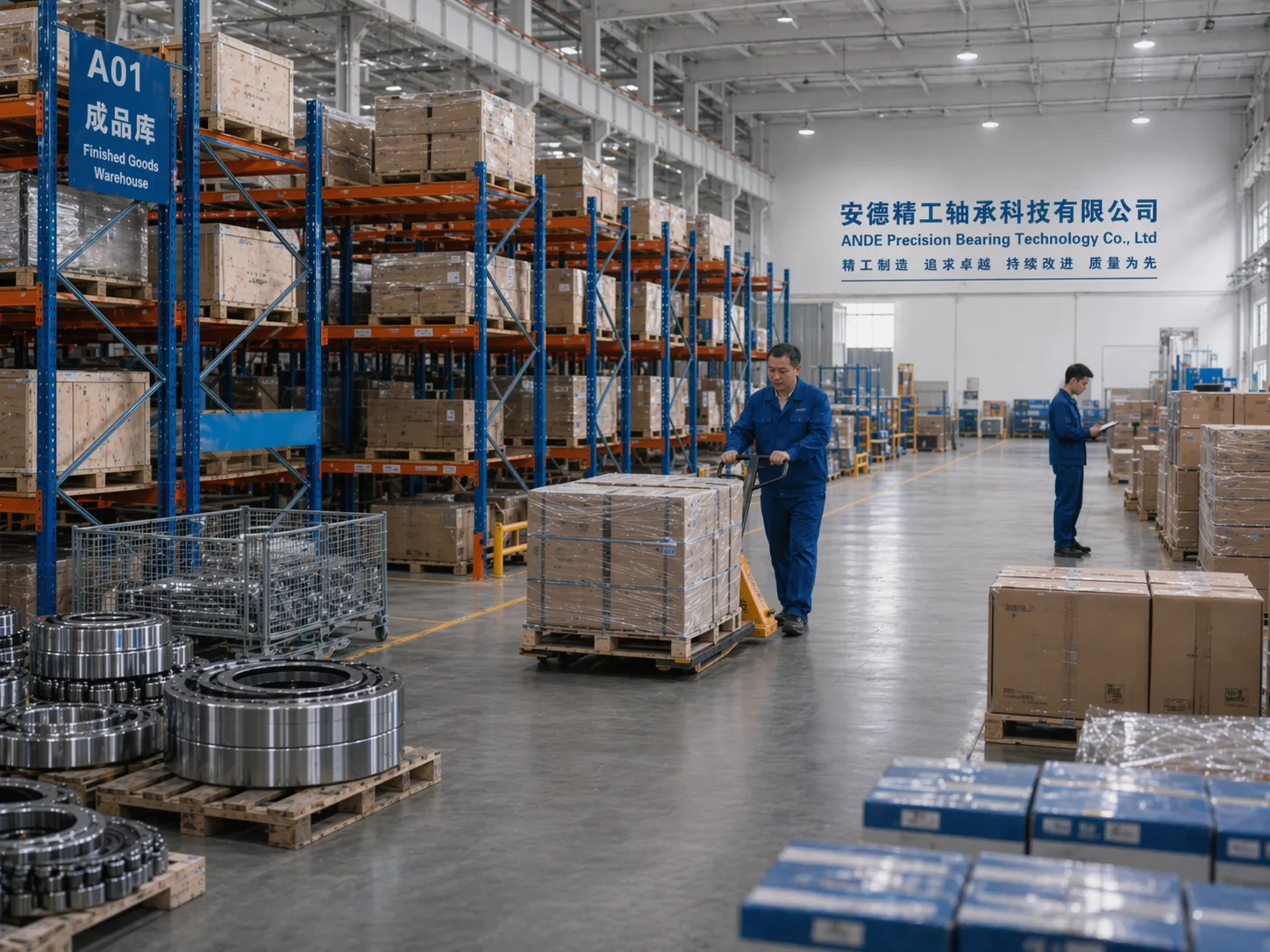 ANDE bearing warehouse and distribution